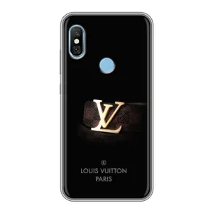 Чехлы Луи Витон для Xiaomi Redmi 6 pro (AlphaPrint - LOUIS VUITTON) (ремешок LV)