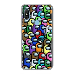 Чохли Амонг Ас для Xiaomi Redmi 6 pro (AlphaPrint) (Убитий)