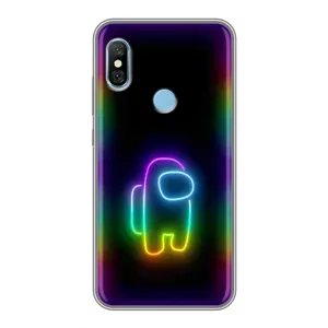 Чохли Амонг Ас для Xiaomi Redmi 6 pro (AlphaPrint) (Яскравий скін)