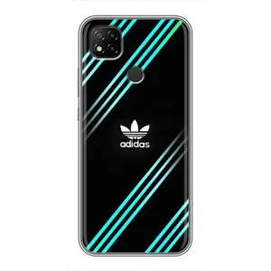 Чехлы Адидас для Xiaomi Redmi 9c (AlphaPrint) (Адидас с полосами)