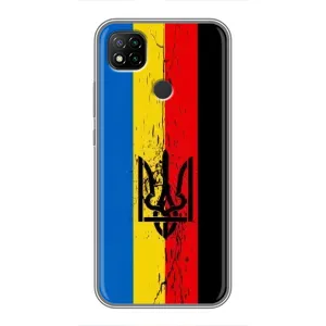 Украинские Чехлы для Xiaomi Redmi 9c с картинкой УПА (AlphaPrint) (Прапор УПА)