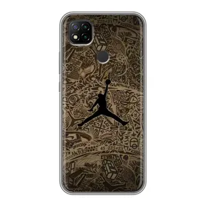 Чехлы для Xiaomi Redmi 9c - с картинкой JORDAN (AlphaPrint) (Logo Jordan)