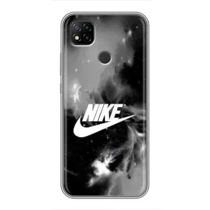 Чехол для Xiaomi Redmi 9c - с принтом Найк (AlphaPrint) (Лого Найк)