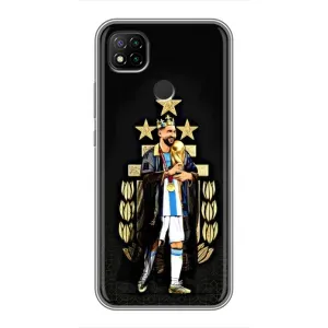 Чохли для Xiaomi Redmi 9c (Leo чемпіон) (AlphaPrint) (Мессі Король)