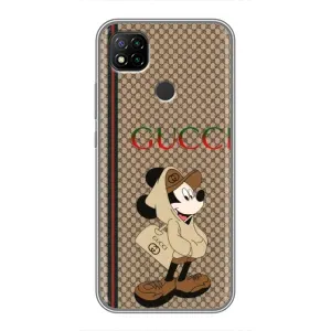 Чехлы ГУЧЧИ для Редми 9с (AlphaPrint) (Mickey GUCCI)