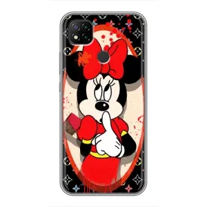 Чехол Disney Mouse Xiaomi Redmi 9c (PREMIUMPrint) (Минни Маус ЛВ)