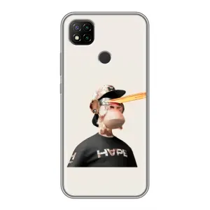 Чехлы с Обезьянами NFT для Xiaomi Redmi 9c (AlphaPrint) (обезьяна NFT в очках)