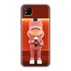 Крутые Чехлы Луи Виттон для Xiaomi Redmi 9c (AlphaPrint) (С Кофе)