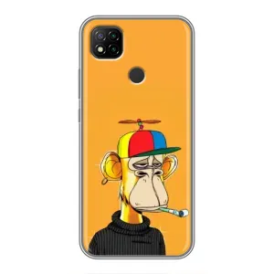 Чехлы с Обезьянами NFT для Xiaomi Redmi 9c (AlphaPrint) (Скучающая Обезьяна NFT)