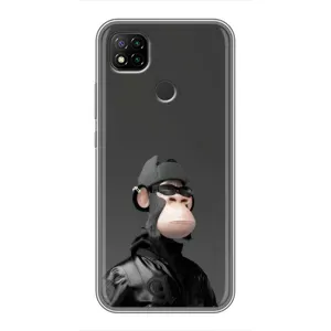 Чехлы с Обезьянами NFT для Xiaomi Redmi 9c (AlphaPrint) (стильная обезьяна NFT)