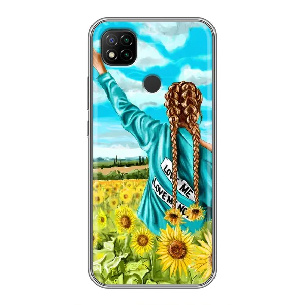 Чохол з принтом «Україночка» для Xiaomi Redmi 9c