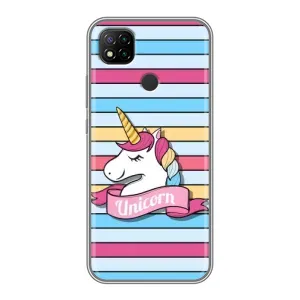 Чохол для Сяомі Редмі 9с - (Єдинорожки - Новинки) (AlphaPrint) (Unicorn)