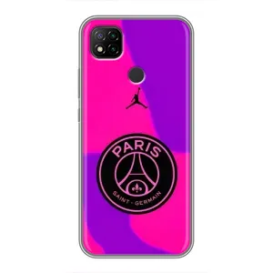 Чохли PSG для Xiaomi Redmi 9c (AlphaPrint) (яскравий ПСЖ)