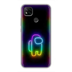 Чехол Амонг Ас для Xiaomi Redmi 9c (AlphaPrint) (Яркий скин)