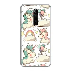 Чехол для Сяоми Редми К20 - (Единорожки - Новинки) (AlphaPrint) (Единорожки)