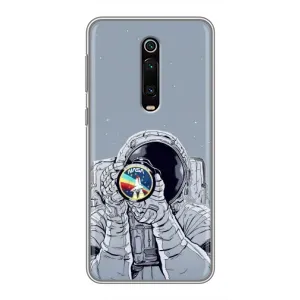 Чехол NASA для Xiaomi Redmi K20 (AlphaPrint) (Космонавт фото)