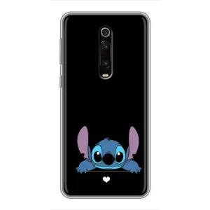 Чехол с принтом Стич на Xiaomi Redmi K20 (Стич на черном)