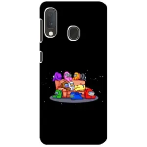 Чохли Амонг Ас для Samsung A20e (AlphaPrint) (Амонг-ас)