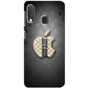 Чехлы ГУЧЧИ для Самсунг Галакси А20е (AlphaPrint) (Apple gucci)