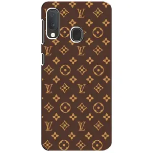 Чехлы Луи Витон для Samsung A20e (AlphaPrint - LOUIS VUITTON) (фон LOUIS VUITTON)