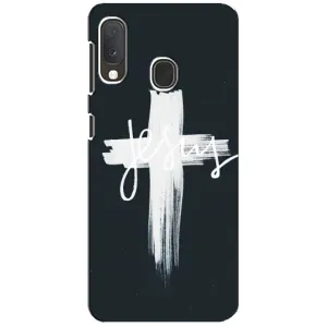 Чехол для Samsung A20e (AlphaPrint) - (Христианские) (Иисус)