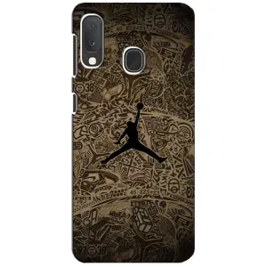 Чохли для Samsung A20e - з картинкою JORDAN (AlphaPrint) (Logo Jordan)