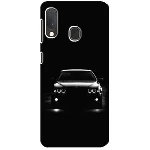 Чехол для Самсунг Галакси А20е - с принтом БМВ (AlphaPrint) (Машина BMW)