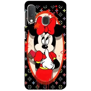 Чехол Disney Mouse Samsung A20e (PREMIUMPrint) (Минни Маус ЛВ)