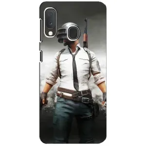 Чехол PUBG для Самсунг Галакси А20е (AlphaPrint) (Пабг мен)