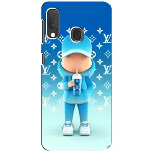Крутые Чехлы Луи Виттон для Samsung A20e (AlphaPrint) (Парень LV)