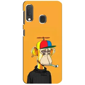 Чехлы с Обезьянами NFT для Samsung A20e (AlphaPrint) (Скучающая Обезьяна NFT)