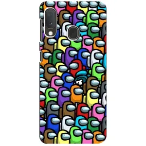 Чохли Амонг Ас для Samsung A20e (AlphaPrint) (Убитий)