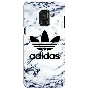 Чохли Адидас для Samsung A8 Plus, A730F (AlphaPrint) (Адідас на мраморі)