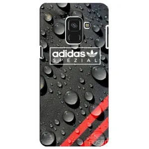 Чохли Адидас для Samsung A8 Plus, A730F (AlphaPrint) (Адидас прінт)