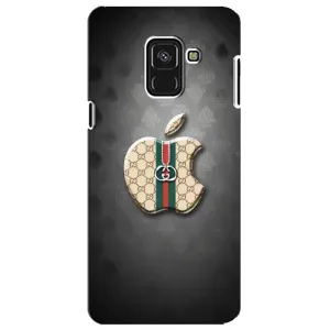 Чехлы ГУЧЧИ для Самсунг А8 Плюс 2018, А730Ф (AlphaPrint) (Apple gucci)