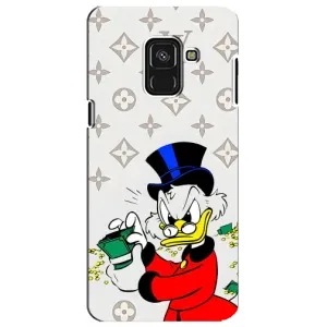 Чехлы для Samsung A8 Plus,  A730F - Скрудж МакДак Louis Vuitton (PREMIUMPrint) (Баксы Скрудж)