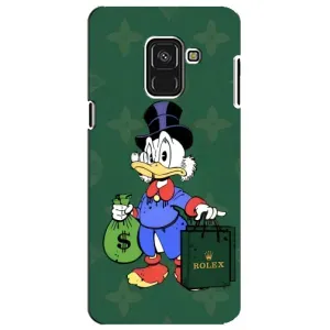 Чехлы для Samsung A8 Plus,  A730F - Скрудж МакДак Louis Vuitton (PREMIUMPrint) (Богатая Утка)