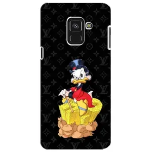 Чехлы для Samsung A8 Plus,  A730F - Скрудж МакДак Louis Vuitton (PREMIUMPrint) (Богатство Макдака)