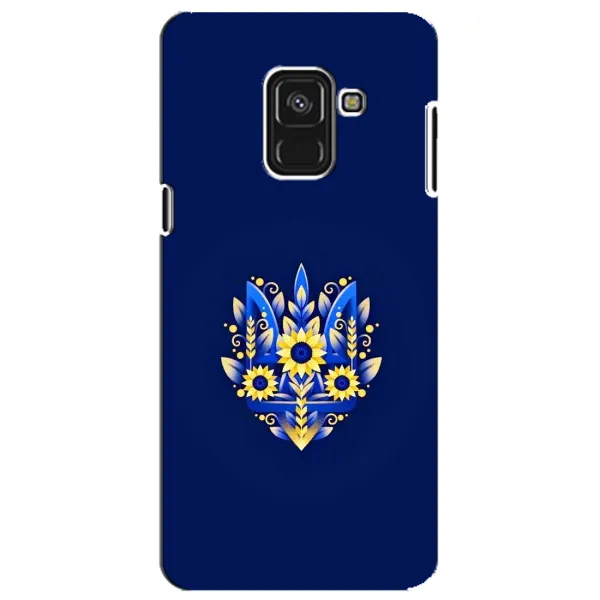 Чохол з принтом «Квітковий Герб» для Samsung Galaxy A8 Plus 2018 (A730F)