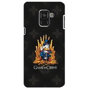 Чехлы для Samsung A8 Plus,  A730F - Скрудж МакДак Louis Vuitton (PREMIUMPrint) (Король денег)