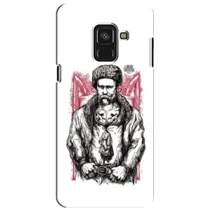 Чохли для Samsung A8 Plus,  A730F с принтом Тараса Шевченко (AlphaPrint) (Козак Шевченко)