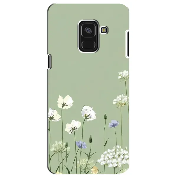 Чохол з принтом «Квіти на зеленому» для Samsung Galaxy A8 Plus 2018 (A730F)