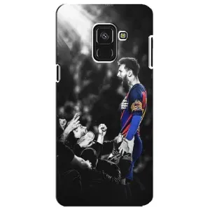 Чехлы Месси для Samsung A8 Plus, A730F (AlphaPrint) (Lionel Messi)