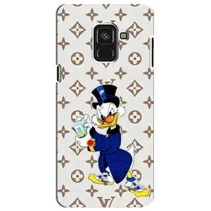 Чехлы для Samsung A8 Plus,  A730F - Скрудж МакДак Louis Vuitton (PREMIUMPrint) (Макдак на стиле)