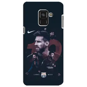 Чехлы Месси для Samsung A8 Plus, A730F (AlphaPrint) (Месси 10)