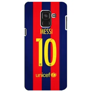 Чехлы Месси для Samsung A8 Plus, A730F (AlphaPrint) (Messi Barca 10)