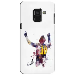 Чехлы Месси для Samsung A8 Plus, A730F (AlphaPrint) (Messi Barca)