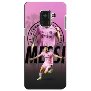 Чехлы для Самсунг А8 Плюс 2018, А730Ф - Лео Месси Маями (Messi Miami)
