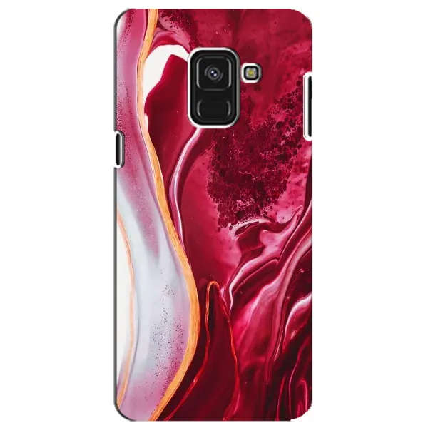 Чехол с принтом «Мрамор красный» для Samsung Galaxy A8 Plus 2018 (A730F) Чехол с принтом «Мрамор красный» для Samsung Galaxy A8 Plus 2018 (A730F)
