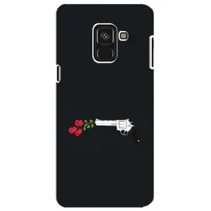 Чехлы (ART) Цветы на Samsung A8 Plus, A730F (VPrint) (Неочікувані квіти)